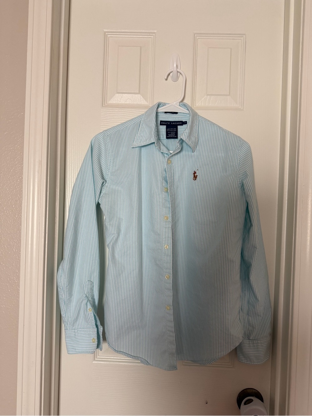 Ralph Lauren Light Blue & White Shirt